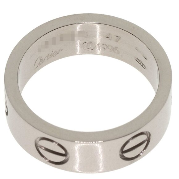 CARTIER 18k White Gold Love Ring #47 - Picture 4 of 9